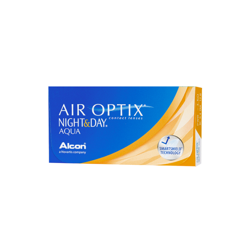 AIR OPTIX NIGHT & DAY AQUA AIR OPTIX NIGHT & DAY AQUA Ciba VisionAlcon, Boîte de 6 lentilles